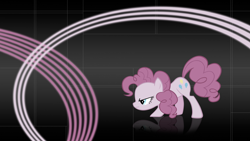Size: 1920x1080 | Tagged: safe, artist:sirpayne, pinkie pie, earth pony, pony, female, mare, pink coat, pink mane, solo, wallpaper