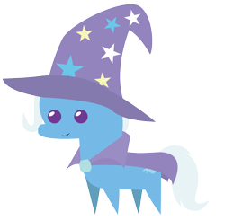 Size: 1192x1168 | Tagged: safe, artist:liracrown, derpibooru import, trixie, pony, unicorn, cape, clothes, hat, pointy ponies, simple background, smiling, solo, transparent background, trixie's cape, trixie's hat