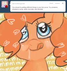 Size: 654x700 | Tagged: dead source, safe, artist:dhui, pinkie pie, earth pony, pony, ask tired pie, tumblr