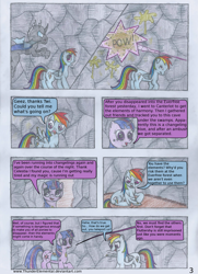 Size: 2303x3185 | Tagged: safe, artist:thunderelemental, derpibooru import, rainbow dash, twilight sparkle, changeling, pegasus, pony, comic, high res, swarm rising