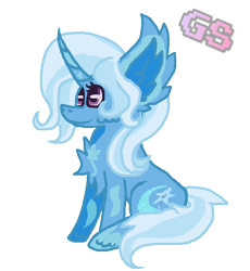 Size: 616x670 | Tagged: safe, artist:gamingstarluigisin, derpibooru import, trixie, pony, unicorn, chest fluff, cute, redesign, simple background, transparent background