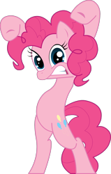 Size: 1324x2083 | Tagged: safe, artist:fluttershyluv, pinkie pie, earth pony, pony, simple background, transparent background, vector