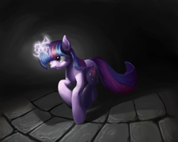 Size: 1280x1024 | Tagged: safe, artist:omgmax, derpibooru import, twilight sparkle, magic, nightmare, solo