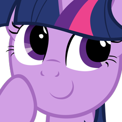 Size: 4000x4000 | Tagged: safe, derpibooru import, twilight sparkle, pony, reaction image, simple background, smug, smuglight sparkle, thinking, transparent background