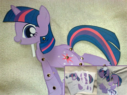 Size: 500x375 | Tagged: safe, artist:trunksi, derpibooru import, twilight sparkle, pony, unicorn, female, horn, mare, purple coat, purple mane, solo