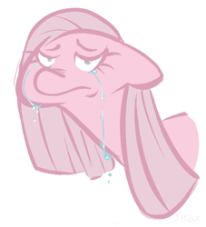 Size: 421x464 | Tagged: safe, artist:steeve, pinkie pie, earth pony, pony, crying, pinkamena diane pie, sad