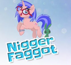 Size: 255x234 | Tagged: safe, edit, oc, oc only, oc:nigger faggot, my little pony: the movie, amy bosch, caption, downvote bait, exploitable meme, female, idubbbz, image macro, meme, michelle warner, mlp movie pony maker, nigger, niggerfaggot, op is a cuck, op is trying to start shit, racial slur, shitposting, vulgar