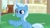 Size: 1600x900 | Tagged: safe, derpibooru import, screencap, trixie, pony, unicorn, road to friendship, cute, diatrixes, female, grin, happy, hooves, hooves out, looking at you, mare, sitting, smiling, sofa, solo, squee, underhoof