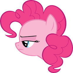 Size: 6000x6016 | Tagged: safe, artist:quasdar, pinkie pie, earth pony, pony, absurd resolution, simple background, transparent background, vector