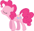 Size: 8736x8000 | Tagged: safe, artist:quasdar, pinkie pie, earth pony, pony, absurd resolution, simple background, transparent background, vector