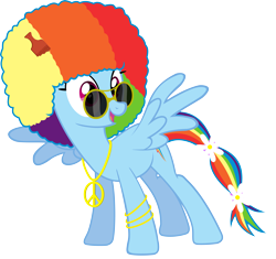 Size: 9995x9401 | Tagged: safe, artist:up1ter, rainbow dash, pegasus, pony, 70s, absurd resolution, disco, solo, sunglasses