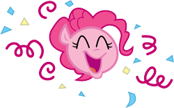 Size: 8001x4967 | Tagged: safe, artist:quasdar, pinkie pie, earth pony, pony, too many pinkie pies, absurd resolution, simple background, solo, transparent background, vector