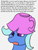 Size: 600x800 | Tagged: safe, artist:planetkiller, derpibooru import, trixie, pony, unicorn, bust, crack, cracked, crossover, cup, meet the soldier, parody, simple background, solo, teacup, team fortress 2, text, wall of text