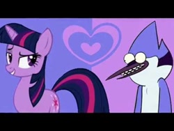 Size: 480x360 | Tagged: safe, twilight sparkle, troll, couple, crossover, dan vs thread, drama, drama bait, mordetwi, op is a cuck, op is trying to start shit, regular show, shitposting