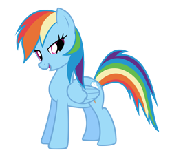 Size: 4000x3600 | Tagged: safe, artist:adamlhumphreys, rainbow dash, pegasus, pony, simple background, transparent background, vector