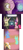 Size: 1000x2150 | Tagged: safe, artist:heir-of-rick, derpibooru import, fluttershy, lyra heartstrings, pinkie pie, trixie, oc, oc:captain, comic, crystal ball, dialogue, flutterbat, fortune teller, hissing, miss pie's monsters, species swap, turban