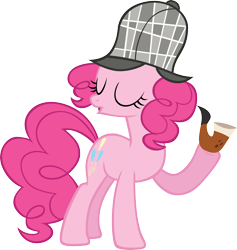 Size: 4229x4459 | Tagged: safe, artist:sircinnamon, pinkie pie, earth pony, pony, absurd resolution, simple background, transparent background, vector
