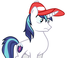 Size: 5243x4100 | Tagged: safe, artist:paulyvectors, shining armor, pony, unicorn, absurd resolution, baseball cap, hat, simple background, solo, transparent background, vector