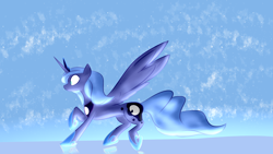 Size: 1920x1080 | Tagged: safe, artist:lunar-march, princess luna, alicorn, pony, female, mare, profile, solo