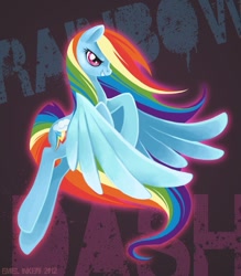 Size: 705x806 | Tagged: safe, artist:tschahri, rainbow dash, pegasus, pony, solo