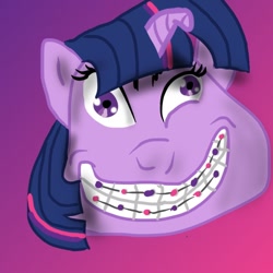 Size: 900x900 | Tagged: artist needed, safe, derpibooru import, twilight sparkle, twologht spakle, wat