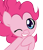 Size: 600x700 | Tagged: safe, artist:solar-slash, pinkie pie, earth pony, pony, female, mare, pink coat, pink mane, solo, wink