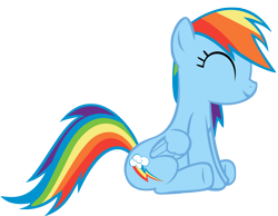 Size: 3380x2620 | Tagged: safe, artist:xzenocrimzie, rainbow dash, pegasus, pony, high res, simple background, transparent background, vector