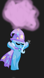 Size: 720x1280 | Tagged: safe, artist:thebronydoodler, derpibooru import, trixie, pony, unicorn, female, mare, solo