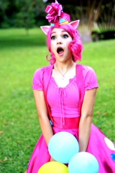 Size: 1536x2304 | Tagged: safe, artist:pameekawaii, pinkie pie, human, cosplay, gasp, irl, irl human, photo, solo