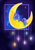 Size: 2893x4092 | Tagged: safe, artist:wingedmakayla, princess luna, alicorn, pony, eyes closed, moon, prone, s1 luna, sleeping, solo, stars, tangible heavenly object