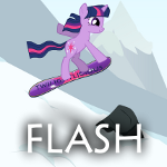 Size: 150x150 | Tagged: safe, artist:futzi01, derpibooru import, twilight sparkle, flash, game