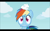 Size: 960x600 | Tagged: safe, screencap, rainbow dash, pegasus, pony, griffon the brush off, solo, youtube caption