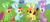 Size: 3544x1560 | Tagged: safe, artist:porygon2z, derpibooru import, apple bloom, scootaloo, sweetie belle, oc, oc:heatwave, earth pony, griffon, pegasus, pony, unicorn, animal costume, bunny costume, clothes, costume, cute, cutie mark crusaders, easter, easter egg, egg, griffon oc, holiday