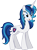 Size: 727x983 | Tagged: safe, artist:itoruna-the-platypus, gleaming shield, shining armor, pony, unicorn, eyeshadow, open mouth, rule 63, simple background, smiling, solo, transparent background, vector