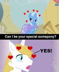 Size: 1200x1468 | Tagged: safe, derpibooru import, edit, editor:jdueler11, prince blueblood, trixie, pony, bluetrix, female, male, shipping, straight