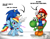 Size: 1000x781 | Tagged: safe, artist:forusu, rainbow dash, pegasus, pony, crossover, douchebag, female, interspecies, male, maridash, mario, riding, shipping, sonic the hedgehog, sonic the hedgehog (series), sonicdash, straight, super mario bros., swag, yoshi