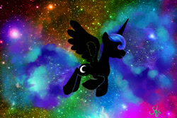 Size: 1000x668 | Tagged: safe, artist:lerajack, princess luna, alicorn, pony, detailed background, female, mare, solo