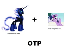 Size: 1226x756 | Tagged: safe, derpibooru import, darkhorse knight, nightmare moon, twilight sparkle, exploitable meme, half r63 shipping, meta, otp, rule 63, shipping, twiknight, twimoon