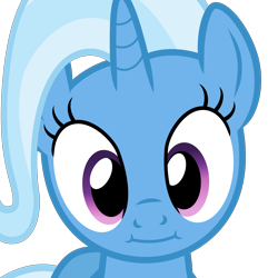 Size: 5000x5000 | Tagged: source needed, safe, artist:dashiesparkle, derpibooru import, edit, trixie, pony, unicorn, :i, absurd resolution, cute, diatrixes, female, looking at you, mare, simple background, solo, transparent background, vector, we bought two cakes
