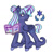 Size: 400x405 | Tagged: safe, artist:hunterthewastelander, derpibooru import, trixie, twilight sparkle, twilight sparkle (alicorn), alicorn, female, fusion, simple background, unshorn fetlocks, white background