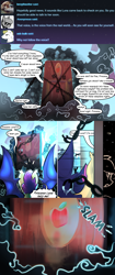 Size: 1400x3325 | Tagged: safe, artist:darkflame75, princess luna, scootaloo, bat pony, pony, bat ponified, chains, comic, dreamscape, offscreen character, race swap, scootabat, student of the night, tumblr