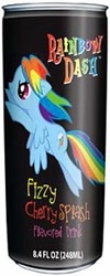 Size: 120x300 | Tagged: safe, rainbow dash, pony, drink, irl, merchandise, photo