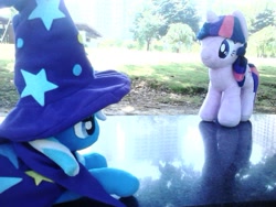 Size: 640x480 | Tagged: safe, derpibooru import, trixie, twilight sparkle, pony, unicorn, 4de, female, irl, mare, photo, plushie