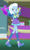 Size: 550x920 | Tagged: safe, derpibooru import, screencap, trixie, dog, best in show: the victory lap, better together, equestria girls, boots, clothes, cropped, cute, diatrixes, high heel boots, kneesocks, legs, shoes, skirt, smiling, socks, trixie's dog, waving
