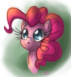 Size: 1494x1611 | Tagged: safe, artist:leadhooves, pinkie pie, earth pony, pony, bust, portrait, solo