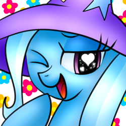 Size: 1024x1024 | Tagged: safe, artist:remyroez, derpibooru import, trixie, pony, unicorn, female, mare, solo