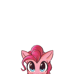 Size: 500x500 | Tagged: safe, artist:mirroredsea, edit, editor:wcctnoam, pinkie pie, pony, animated, pppfps, simple background, transparent background
