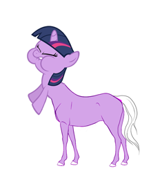 Size: 500x563 | Tagged: safe, derpibooru import, twilight sparkle, centaur, ponytaur, reverse centaur, centaur twilight, realistic, simple background, wat, white background