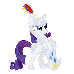 Size: 3000x3000 | Tagged: safe, artist:azure-vortex, derpibooru import, rarity, pony, unicorn, armor, armorarity, glare, high res, leaning, shield, simple background, smiling, solo, transparent background, vector