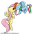 Size: 1058x1073 | Tagged: safe, artist:xhazard78x, fluttershy, rainbow dash, pegasus, pony, female, flutterdash, kissing, lesbian, shipping